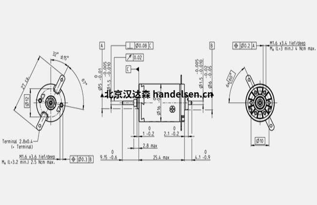 瑞士maxon DC-max 驅動電機規(guī)格