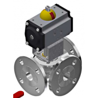 BUROCCO氣動(dòng)球閥開(kāi)-關(guān)，VSP / 3V-FL UNI PN 10/16。漢達(dá)森代理