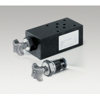 Bieri Hydraulik 截止閥AV700，在高達 700 bar 的任何壓力下鎖定液壓連接