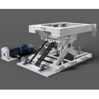 PRO-HUB 皮帶升降臺，最大高達 600 mm/s，最大有效載荷 10 t